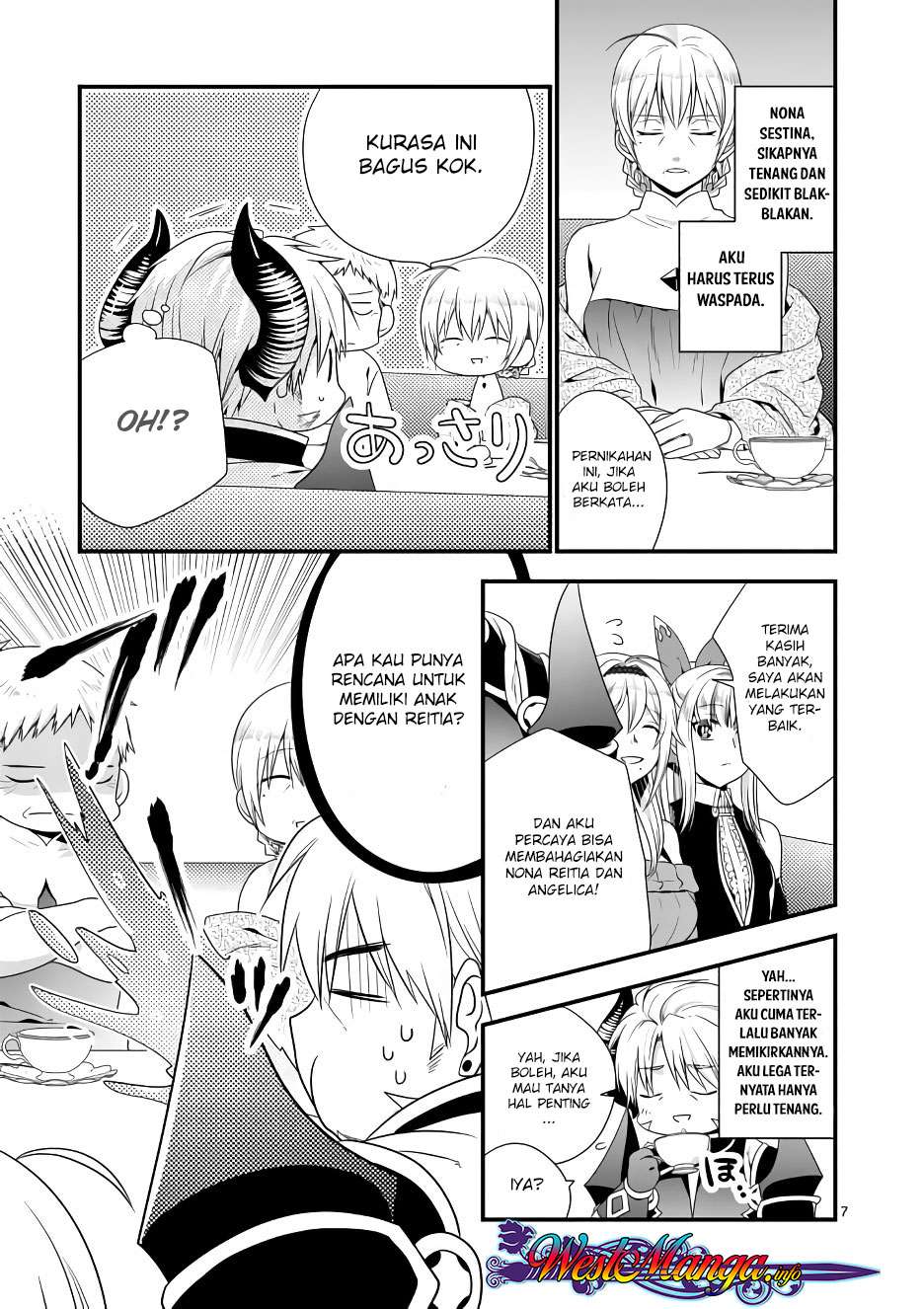 Maou desu Onna Yuusha no Hahaoya to Saikon Shita no de Onna Yuusha ga Giri no Musume ni Narimashita Chapter 8 - halaman 7