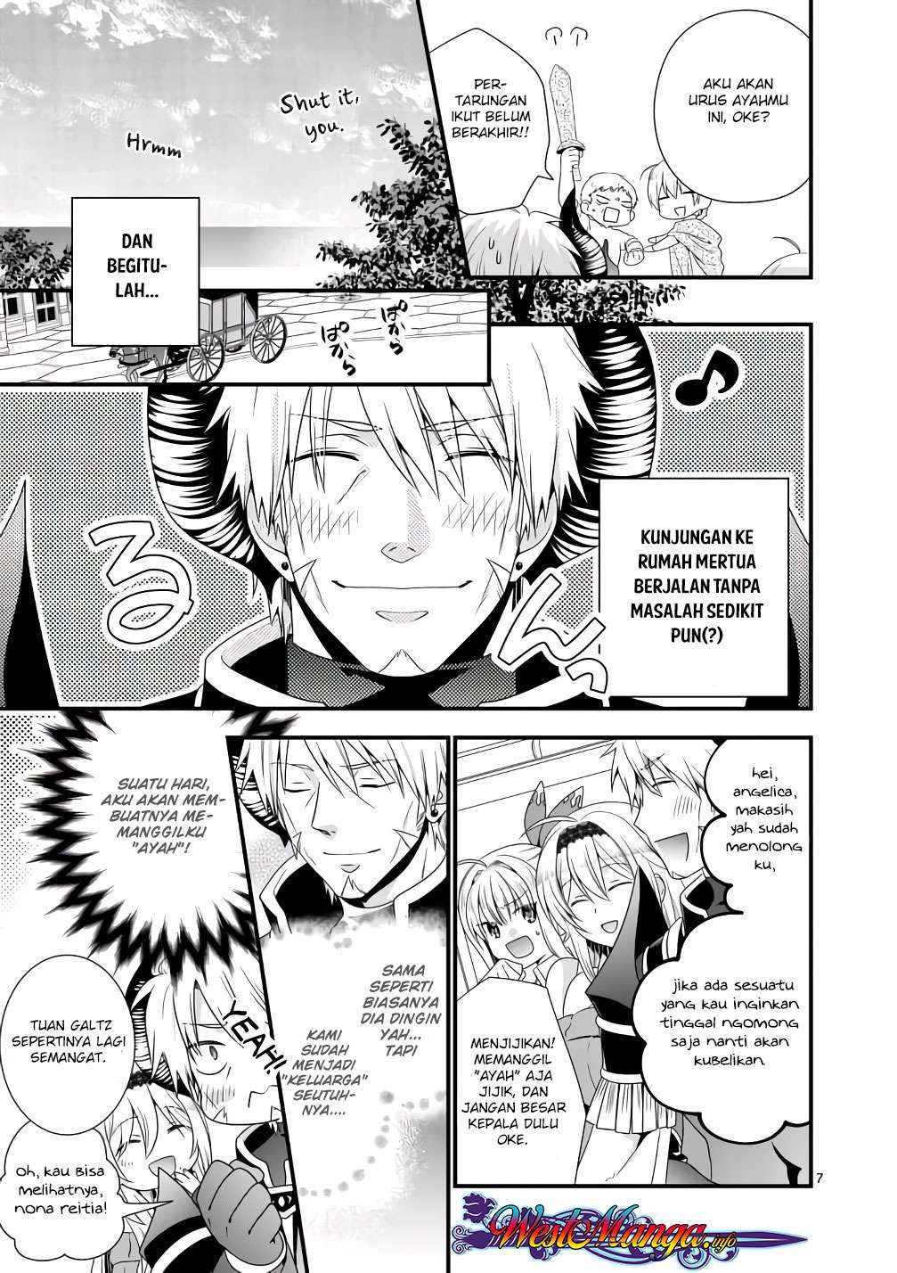 Maou desu Onna Yuusha no Hahaoya to Saikon Shita no de Onna Yuusha ga Giri no Musume ni Narimashita Chapter 9 - halaman 7