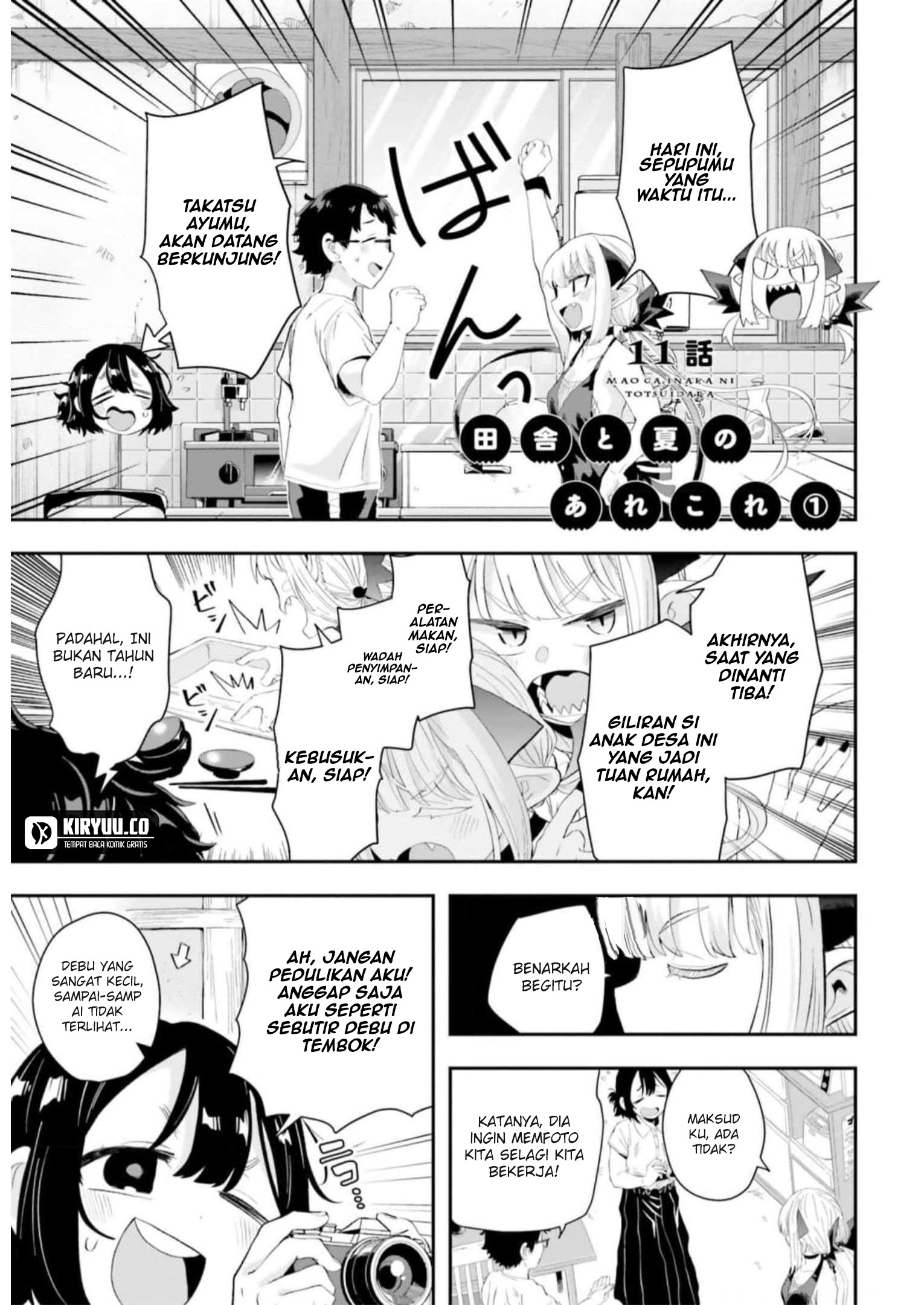 Maou ga Inaka ni Totsuidara Chapter 11 - halaman 1