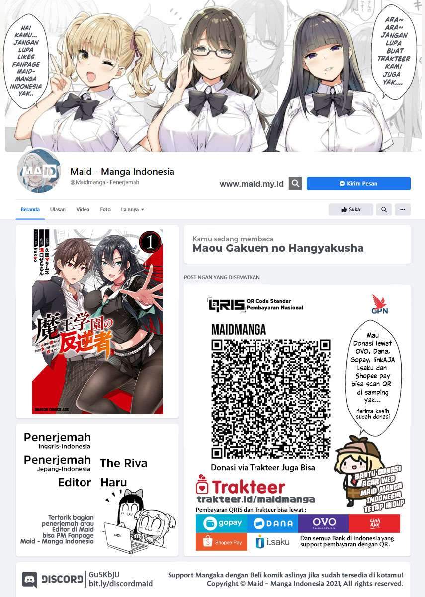 Maou Gakuen no Hangyakusha Chapter 11 - halaman 2