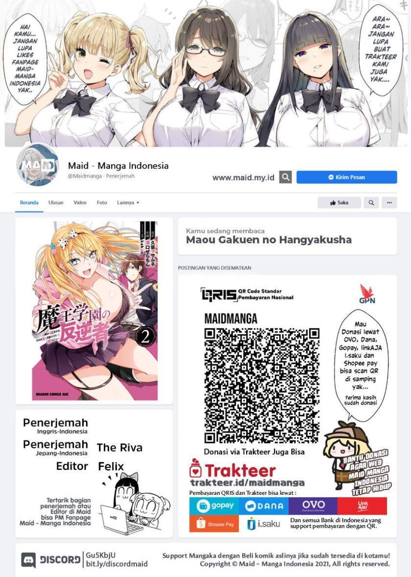 Maou Gakuen no Hangyakusha Chapter 18 - halaman 2