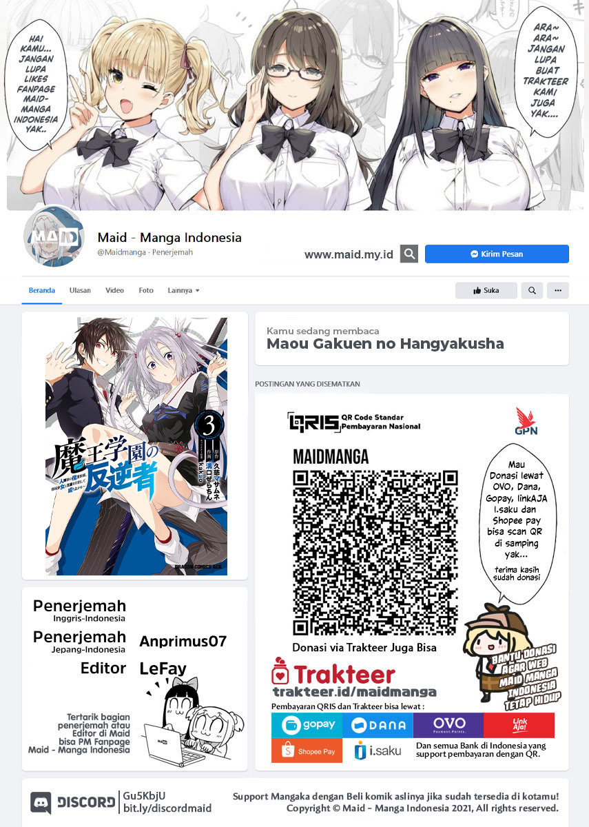 Maou Gakuen no Hangyakusha Chapter 22 - halaman 2