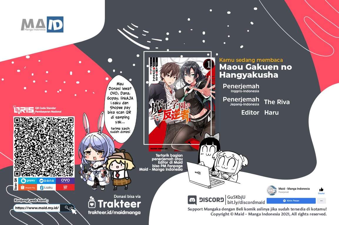 Maou Gakuen no Hangyakusha Chapter 8 - halaman 1