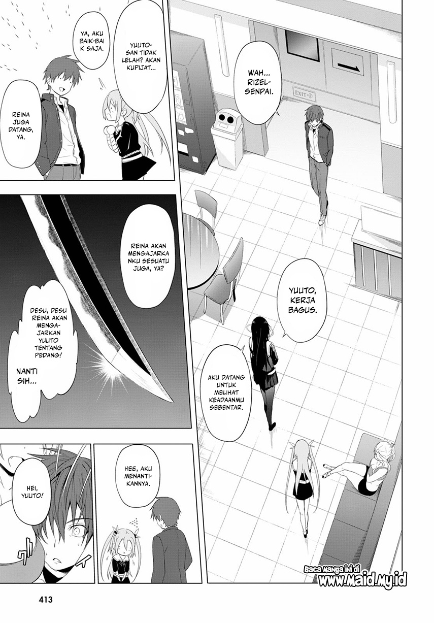 Maou Gakuen no Hangyakusha: Jinrui Hatsu no Maou Kouhou, Kenzoku Shoujo to Ouza wo Mezashite Nariagaru Chapter 10 - halaman 22
