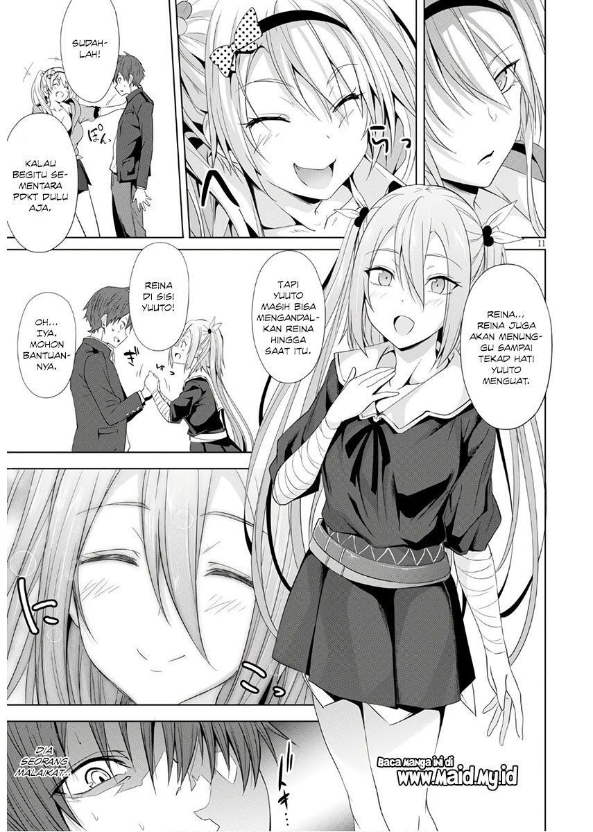 Maou Gakuen no Hangyakusha: Jinrui Hatsu no Maou Kouhou, Kenzoku Shoujo to Ouza wo Mezashite Nariagaru Chapter 3 - halaman 12