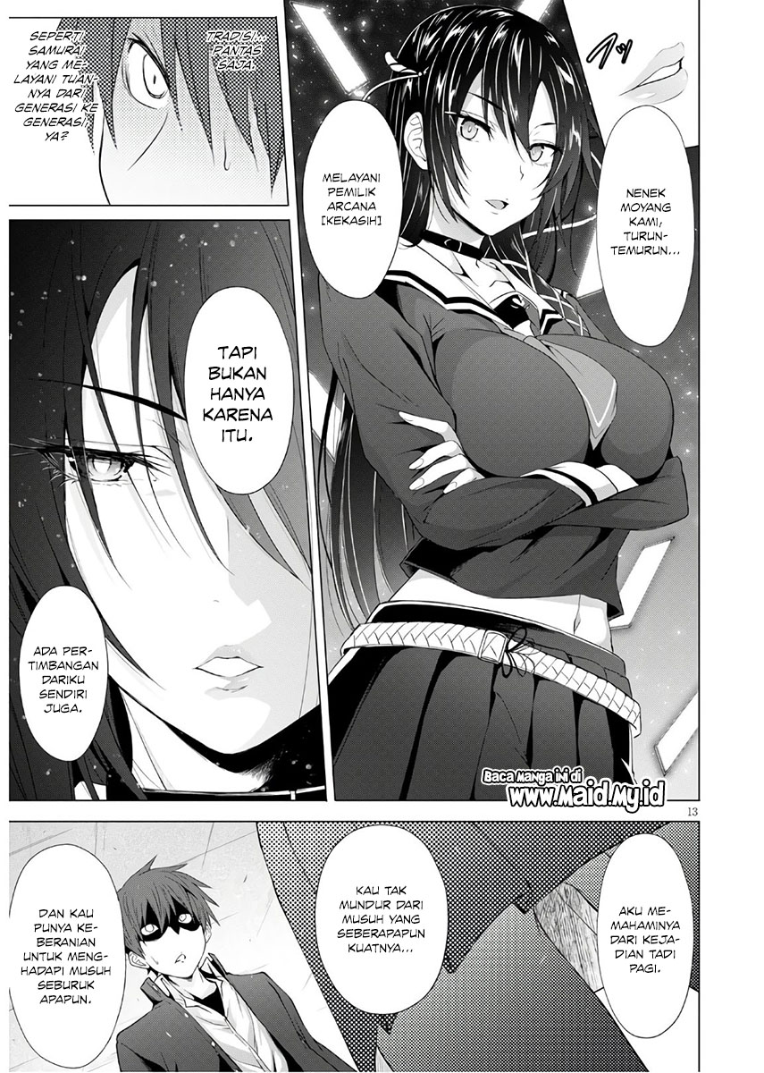 Maou Gakuen no Hangyakusha: Jinrui Hatsu no Maou Kouhou, Kenzoku Shoujo to Ouza wo Mezashite Nariagaru Chapter 3 - halaman 14