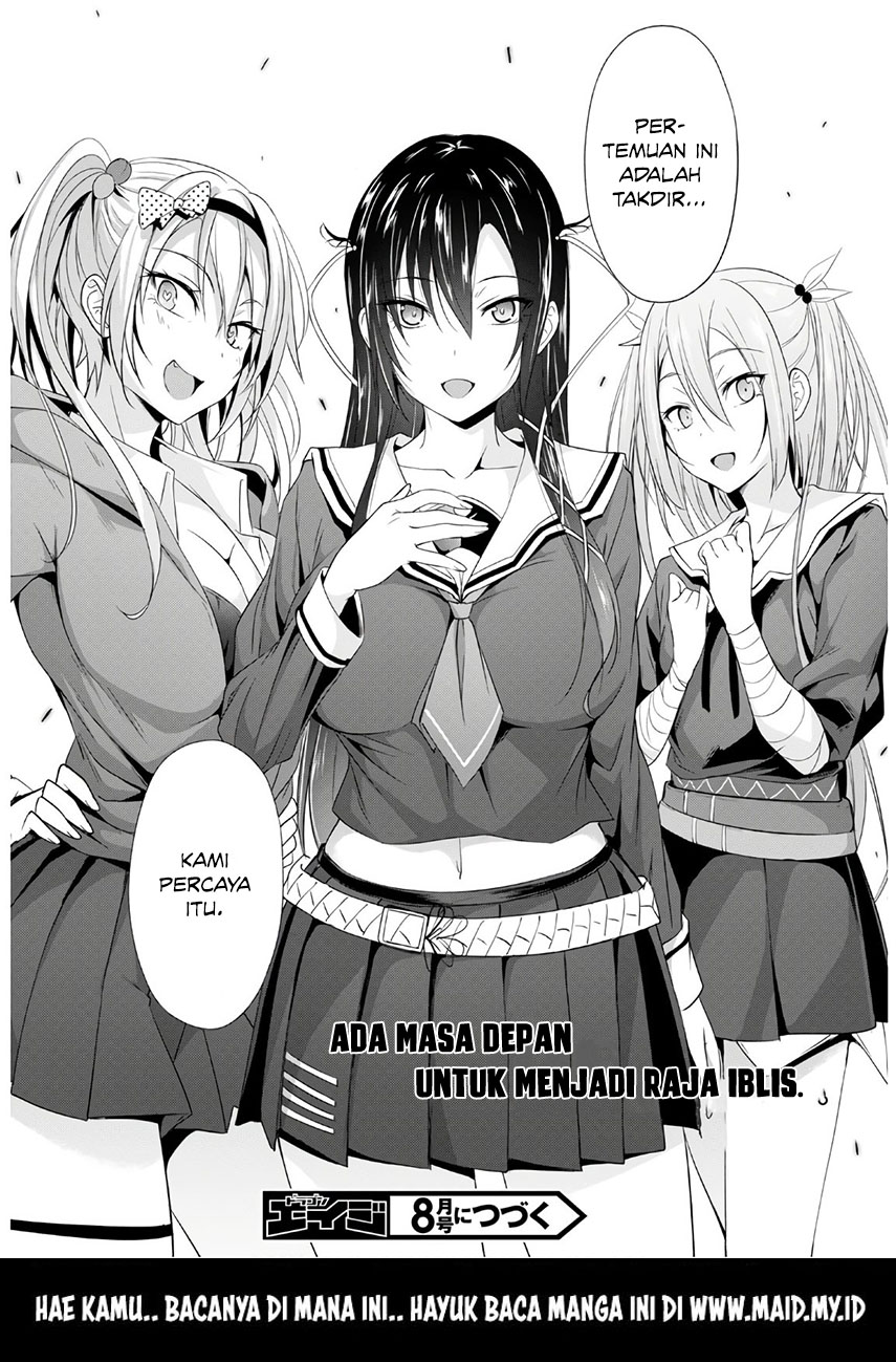 Maou Gakuen no Hangyakusha: Jinrui Hatsu no Maou Kouhou, Kenzoku Shoujo to Ouza wo Mezashite Nariagaru Chapter 3 - halaman 19