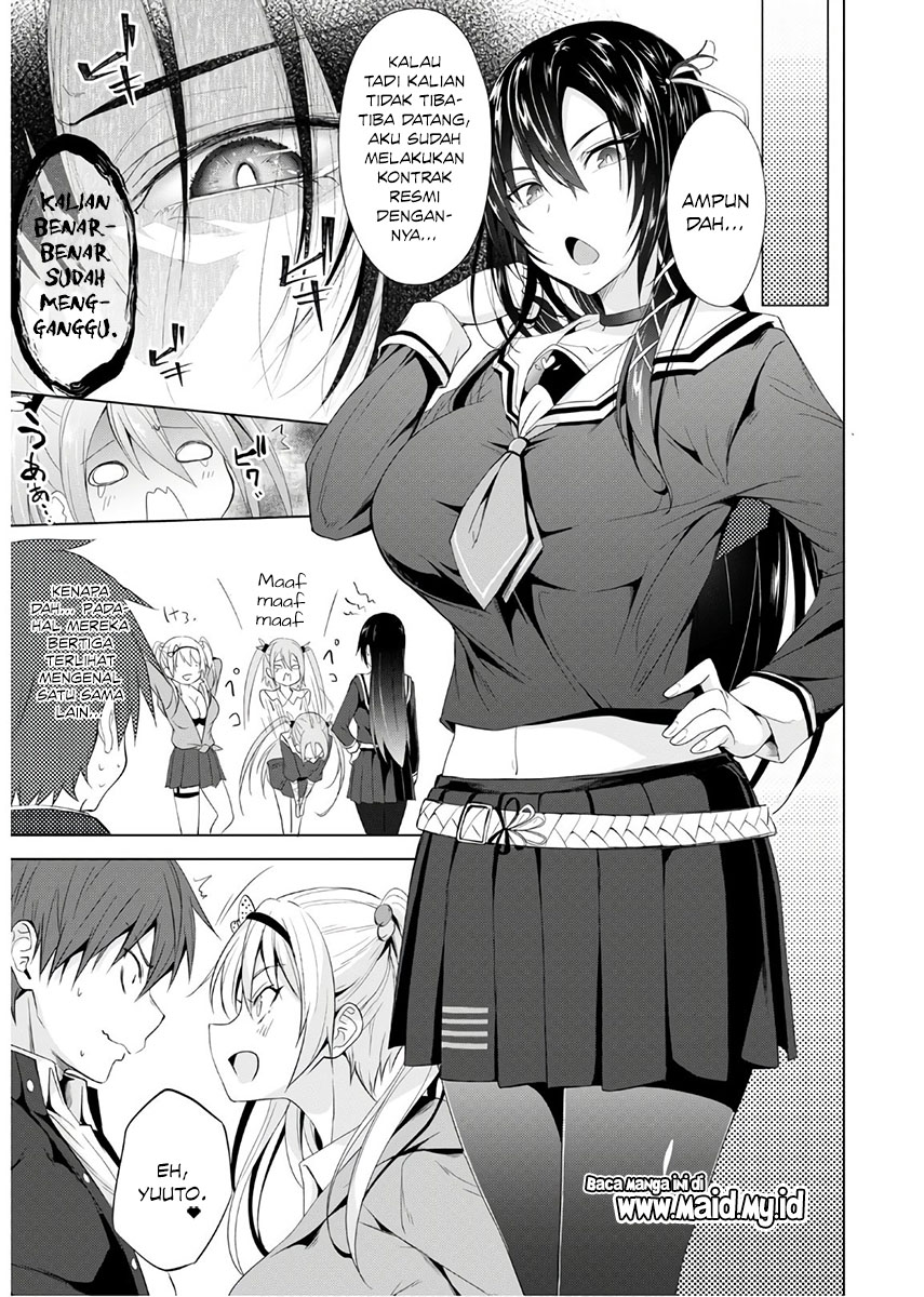 Maou Gakuen no Hangyakusha: Jinrui Hatsu no Maou Kouhou, Kenzoku Shoujo to Ouza wo Mezashite Nariagaru Chapter 3 - halaman 6