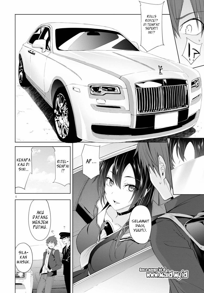 Maou Gakuen no Hangyakusha: Jinrui Hatsu no Maou Kouhou, Kenzoku Shoujo to Ouza wo Mezashite Nariagaru Chapter 4 - halaman 5