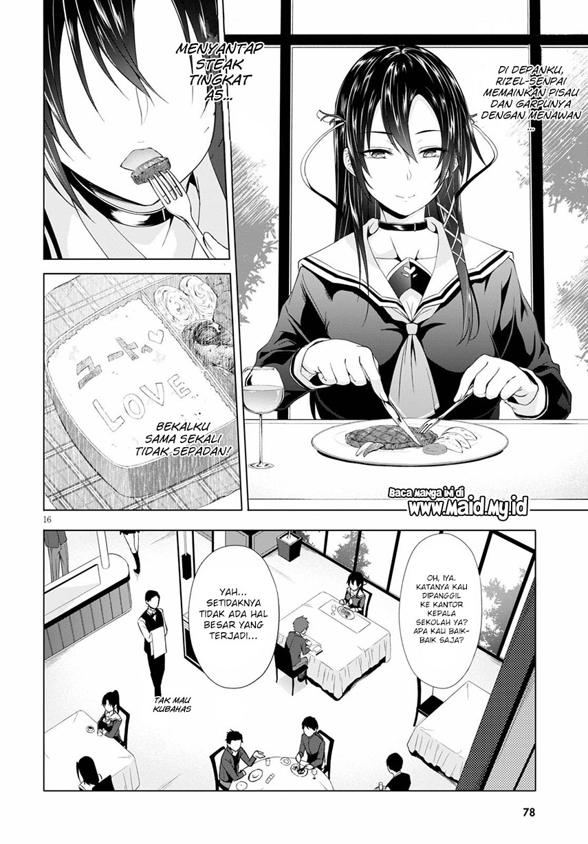 Maou Gakuen no Hangyakusha: Jinrui Hatsu no Maou Kouhou, Kenzoku Shoujo to Ouza wo Mezashite Nariagaru Chapter 5 - halaman 17