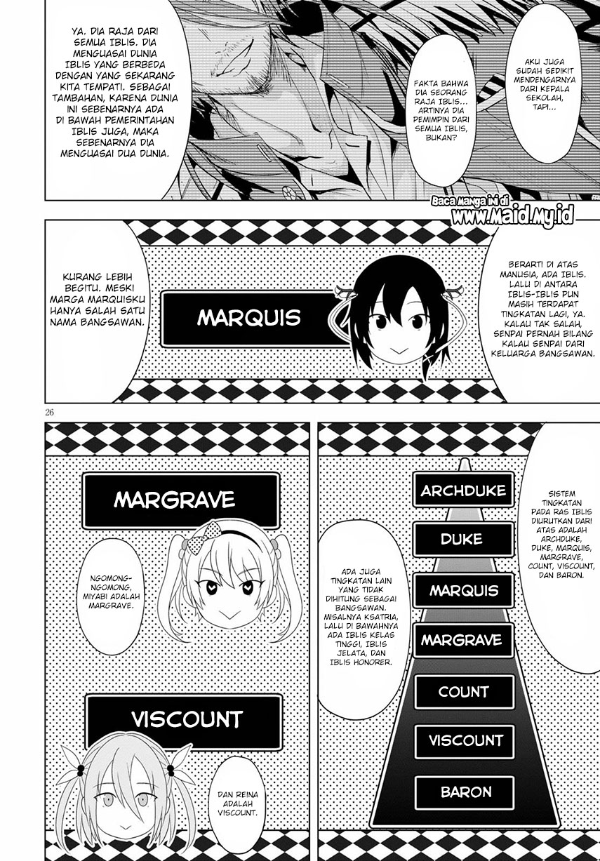 Maou Gakuen no Hangyakusha: Jinrui Hatsu no Maou Kouhou, Kenzoku Shoujo to Ouza wo Mezashite Nariagaru Chapter 5 - halaman 27