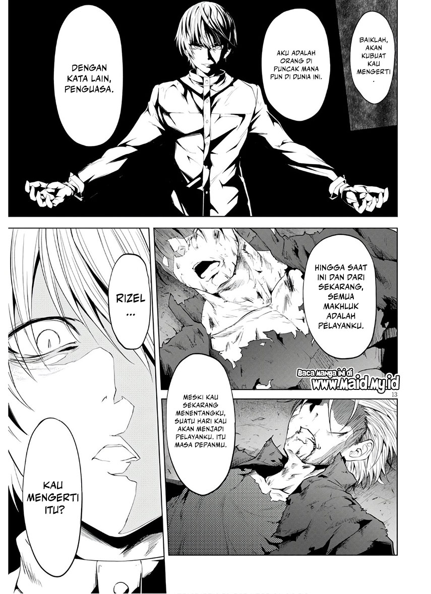 Maou Gakuen no Hangyakusha: Jinrui Hatsu no Maou Kouhou, Kenzoku Shoujo to Ouza wo Mezashite Nariagaru Chapter 7 - halaman 17