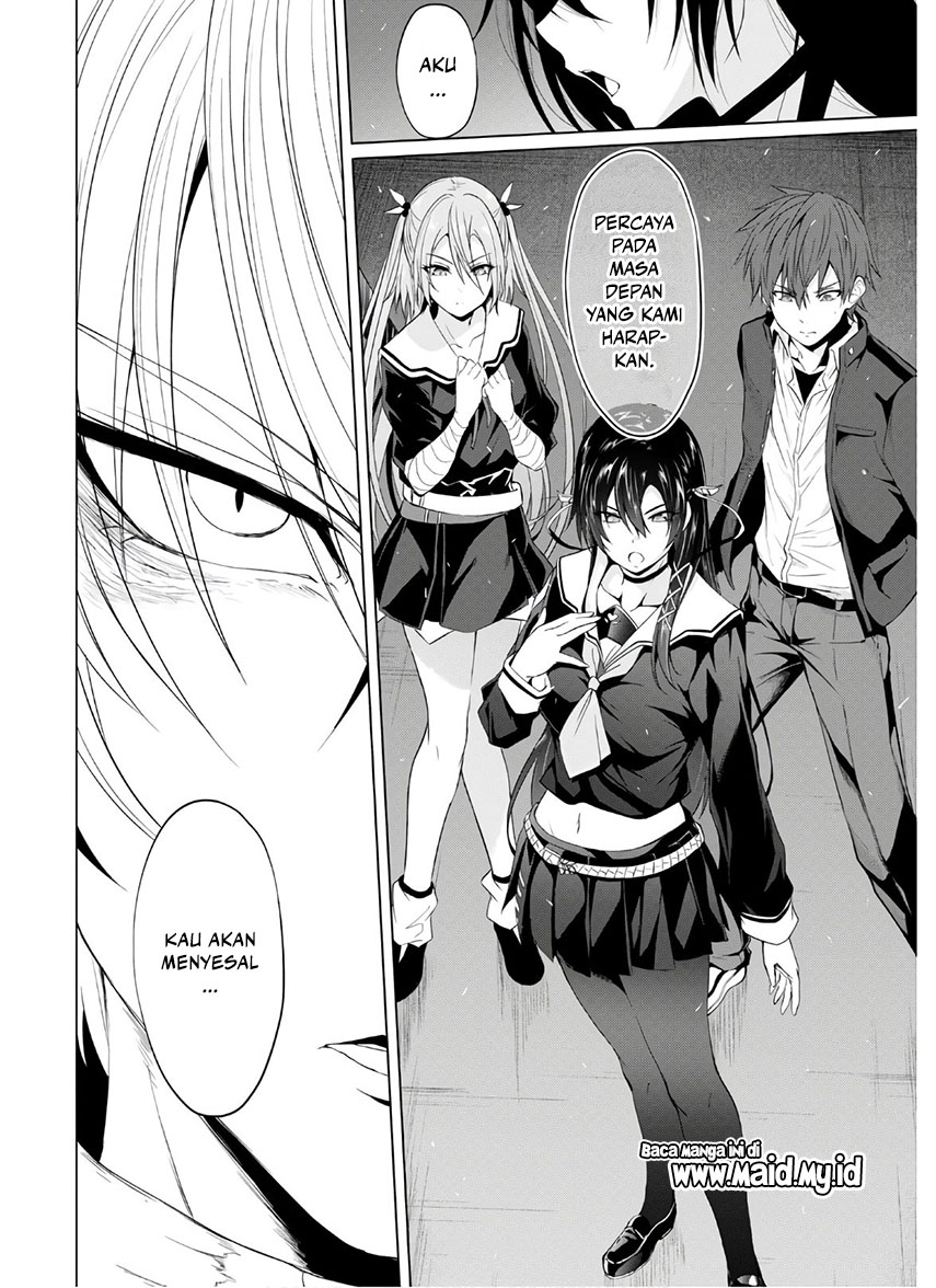 Maou Gakuen no Hangyakusha: Jinrui Hatsu no Maou Kouhou, Kenzoku Shoujo to Ouza wo Mezashite Nariagaru Chapter 7 - halaman 18