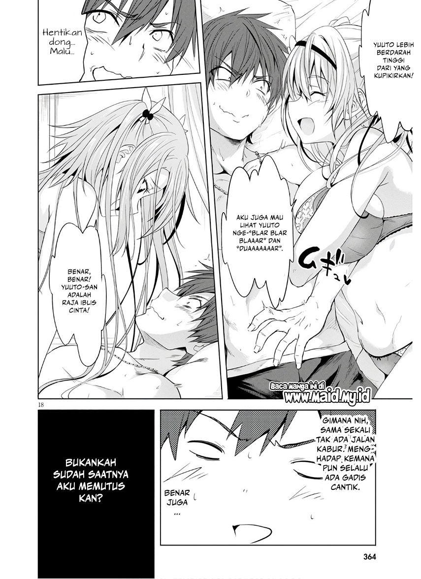 Maou Gakuen no Hangyakusha: Jinrui Hatsu no Maou Kouhou, Kenzoku Shoujo to Ouza wo Mezashite Nariagaru Chapter 7 - halaman 22