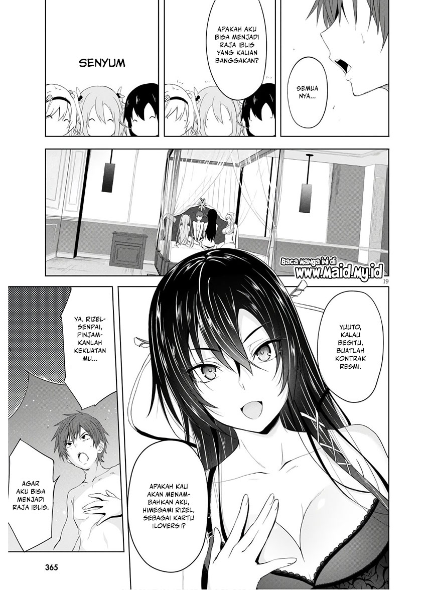 Maou Gakuen no Hangyakusha: Jinrui Hatsu no Maou Kouhou, Kenzoku Shoujo to Ouza wo Mezashite Nariagaru Chapter 7 - halaman 23
