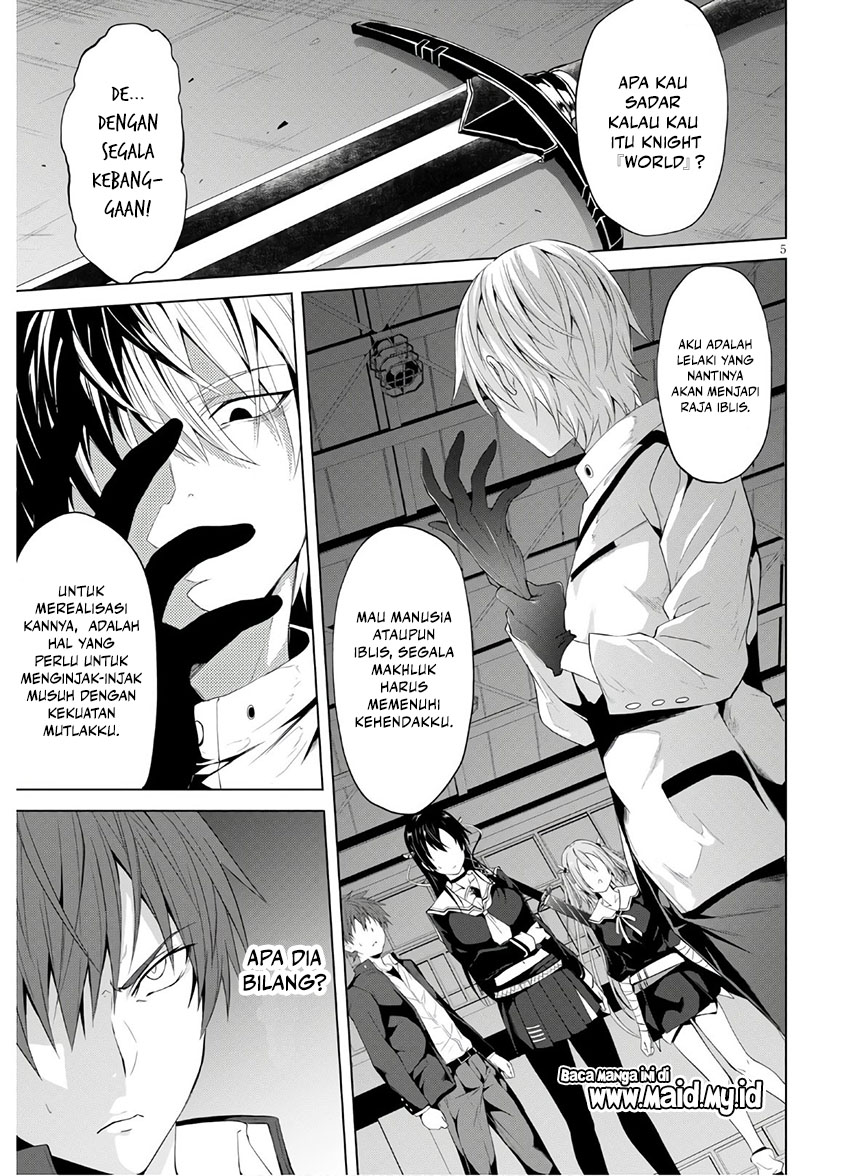 Maou Gakuen no Hangyakusha: Jinrui Hatsu no Maou Kouhou, Kenzoku Shoujo to Ouza wo Mezashite Nariagaru Chapter 7 - halaman 9
