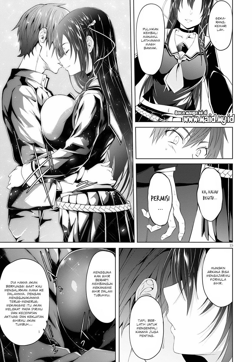 Maou Gakuen no Hangyakusha: Jinrui Hatsu no Maou Kouhou, Kenzoku Shoujo to Ouza wo Mezashite Nariagaru Chapter 8 - halaman 16
