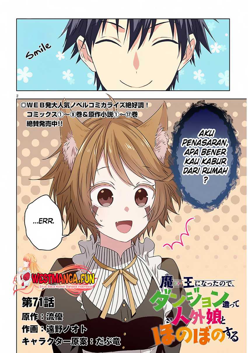 Maou ni Natta node, Dungeon Tsukutte Jingai Musume to Honobono suru Chapter 71.1 - halaman 5