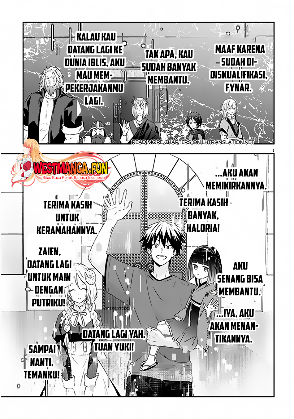Maou ni Natte node – Dungeon Tsukutte Jingai Musume to Honobono suru Chapter 69.1 - halaman 2