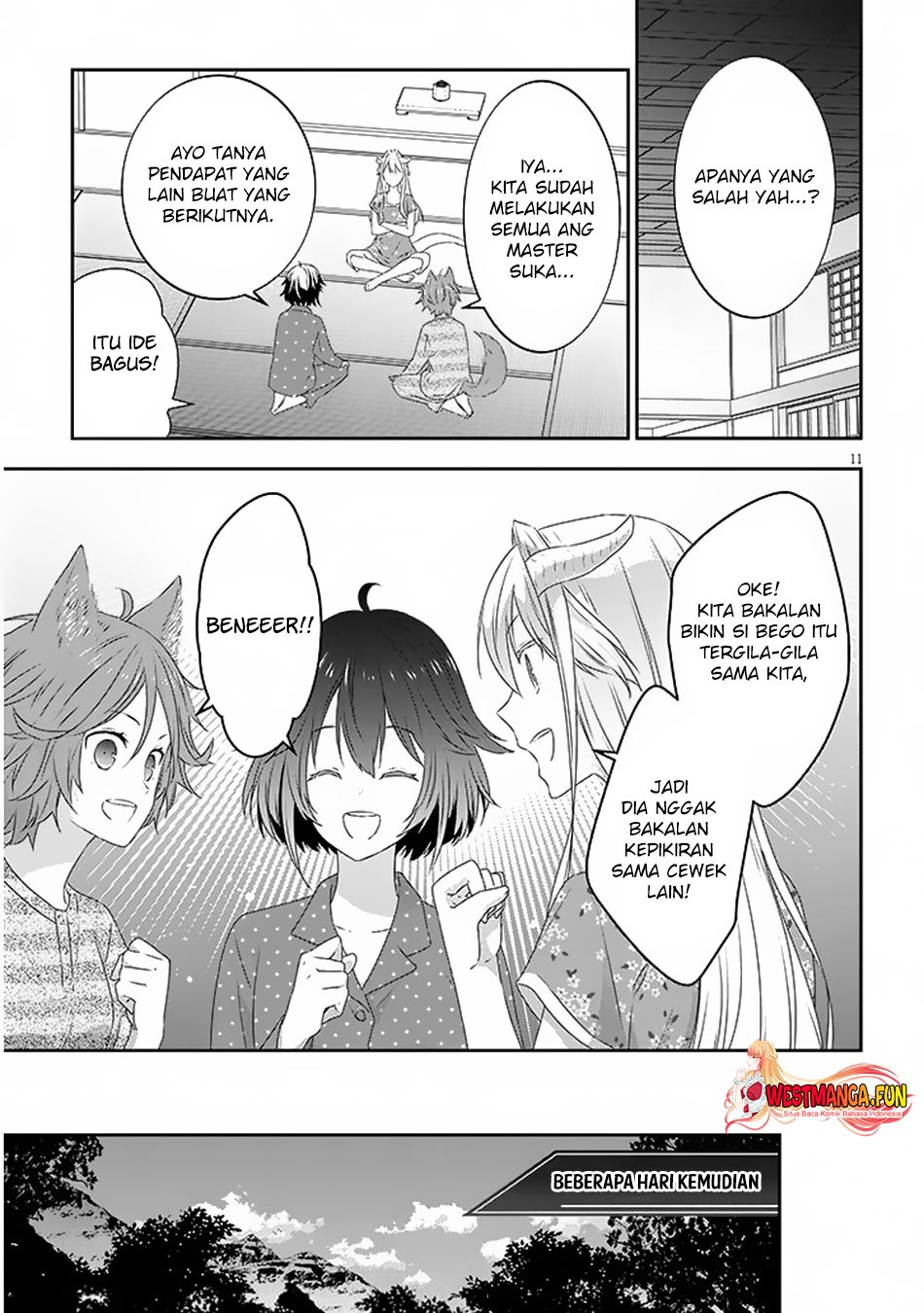 Maou ni Natte node – Dungeon Tsukutte Jingai Musume to Honobono suru Chapter 73.2 - halaman 2