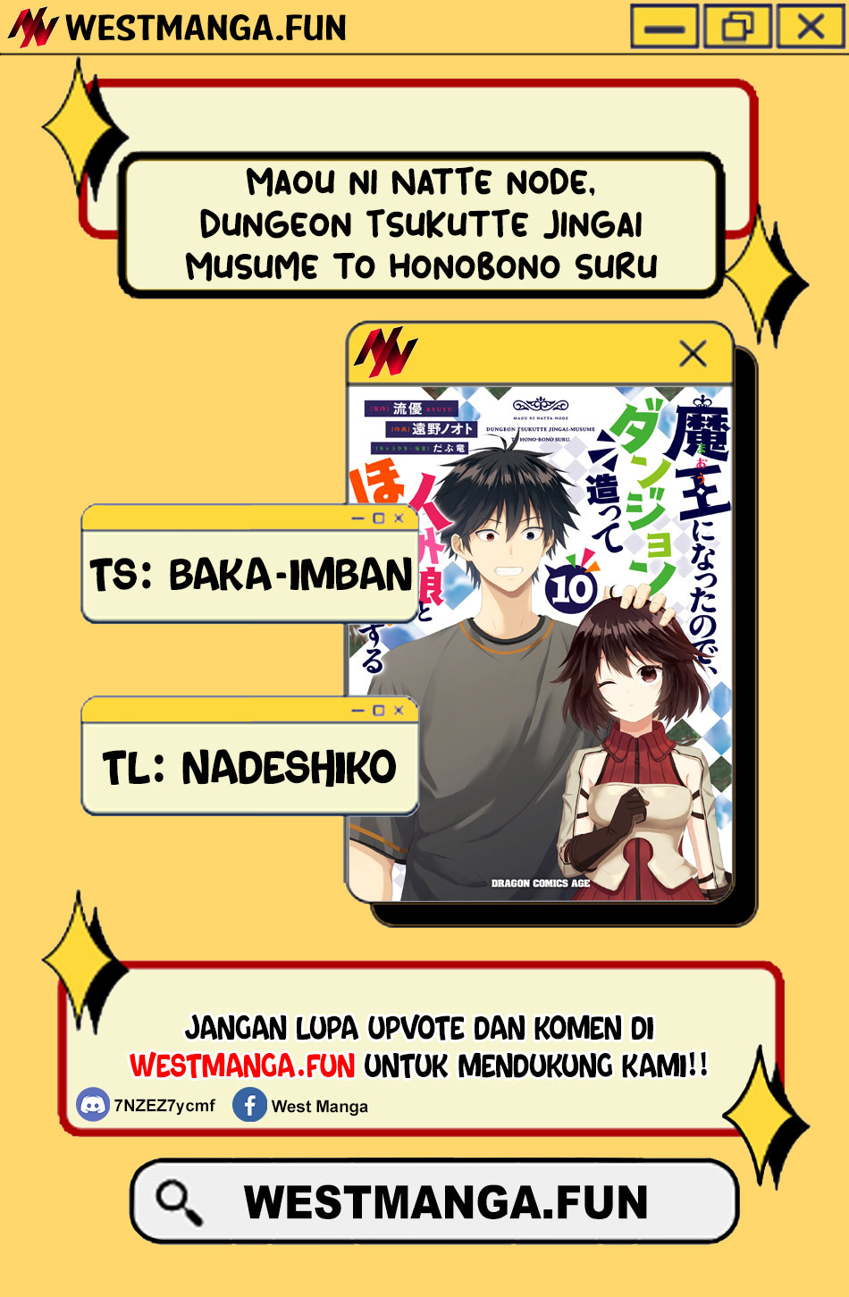 Maou ni Natte node – Dungeon Tsukutte Jingai Musume to Honobono suru Chapter 74.2 - halaman 3