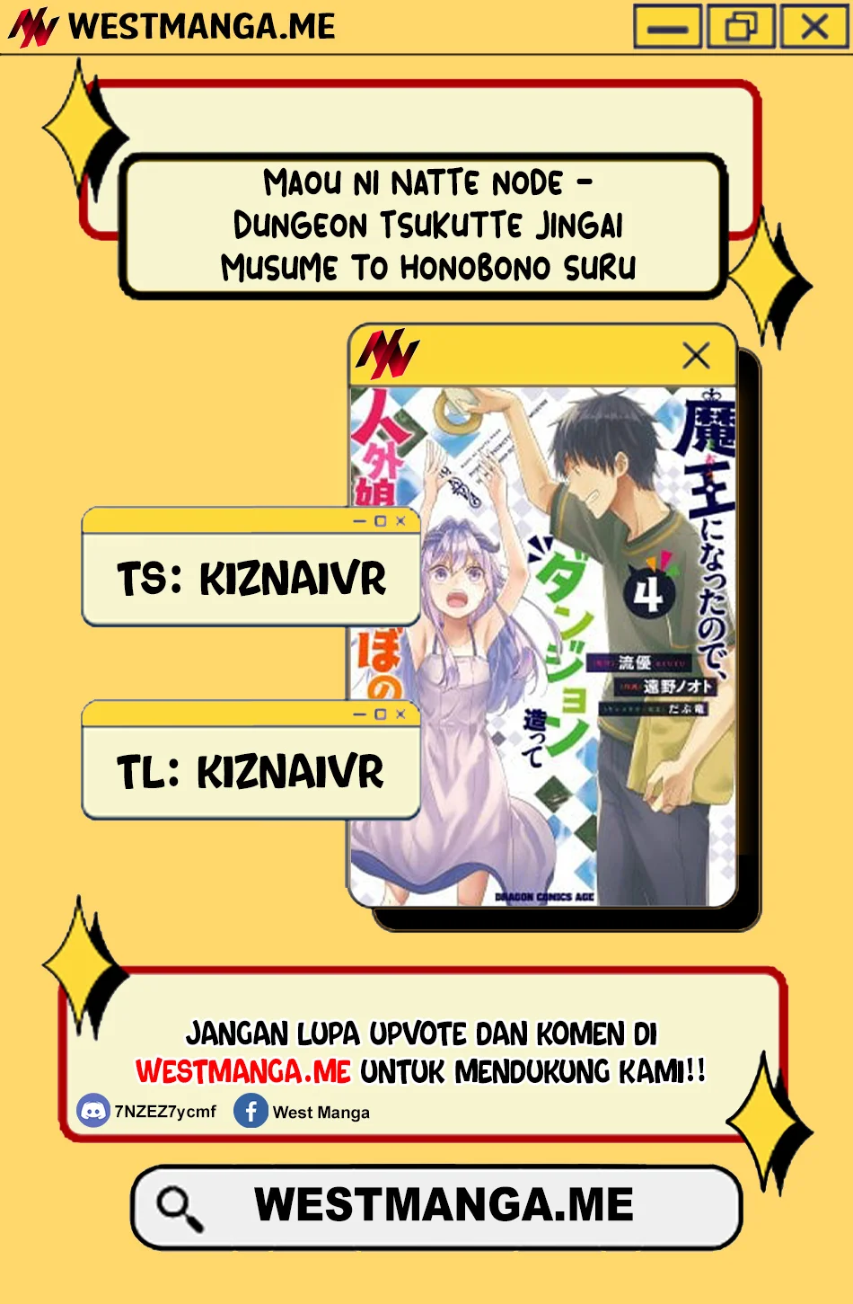 Maou ni Natte node – Dungeon Tsukutte Jingai Musume to Honobono suru Chapter 87.2 - halaman 1
