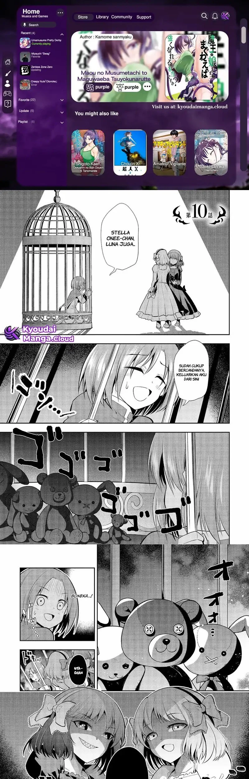 Maou no Musume-tachi to Maguwaeba Tsuyoku Nareru tte Hontou desu ka? Chapter 10 - halaman 1
