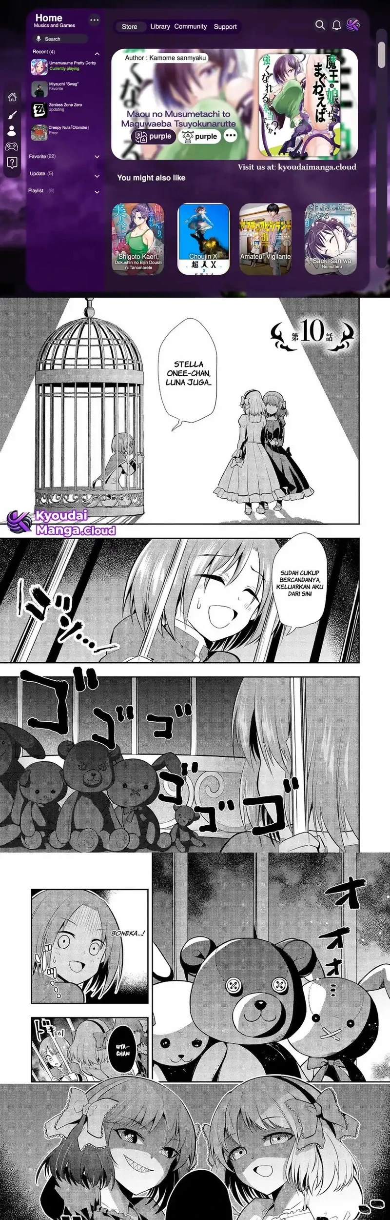Maou no Musume-tachi yo Ma Guwa Eba Tsuyoku Narerutte Hontou Desu Ka? Chapter 10 - halaman 1