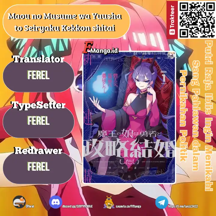 Maou no Musume wa Yuusha to Seiryaku Kekkon shitai Chapter 2 - halaman 1