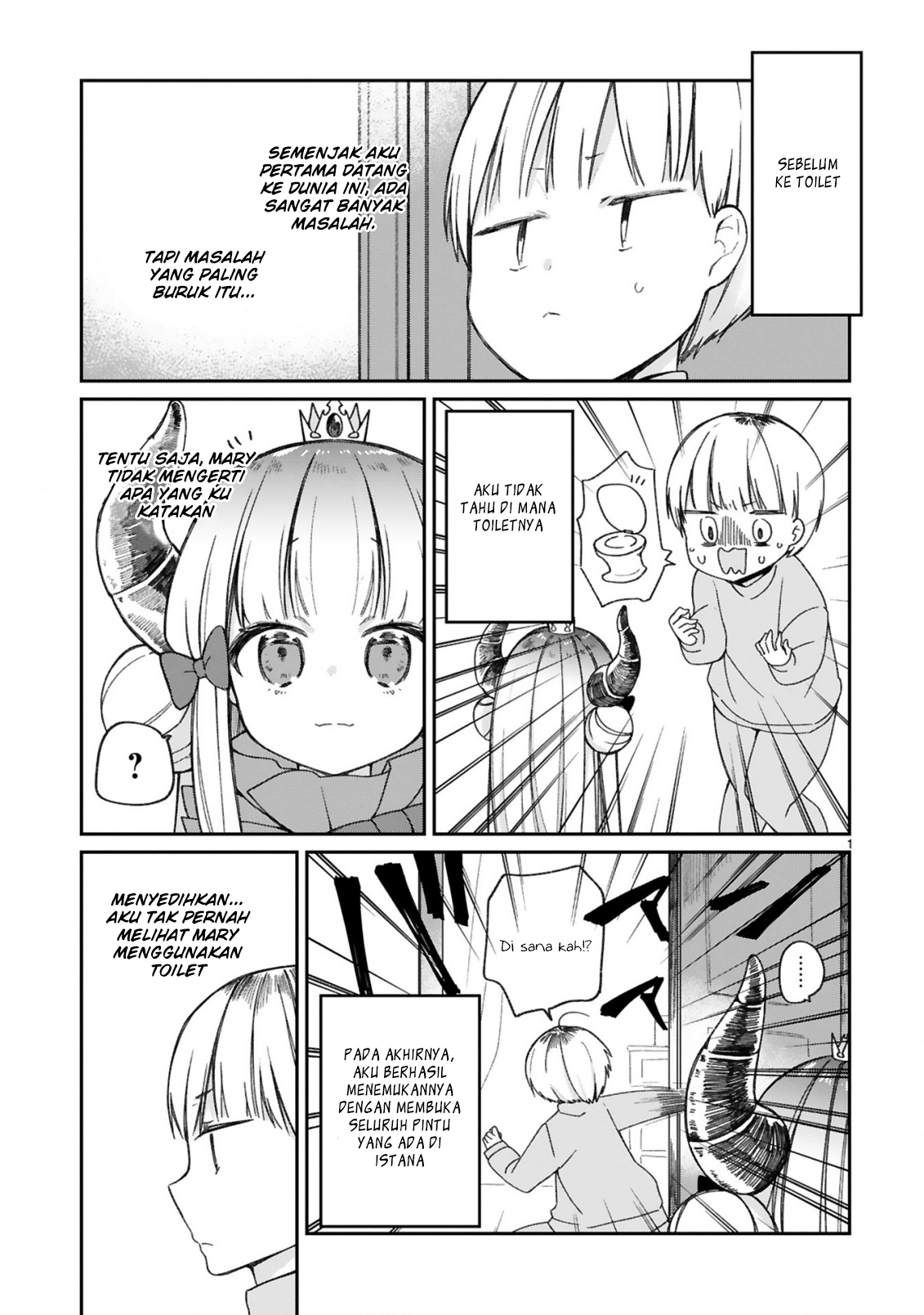 Maou-sama ni Shoukan sareta kedo Kotoba ga Tsuujinai. Chapter 15.1 - halaman 2