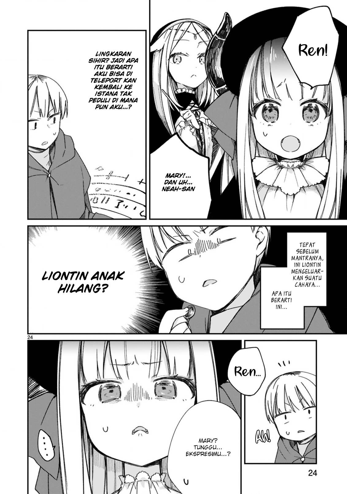 Maou-sama ni Shoukan sareta kedo Kotoba ga Tsuujinai. Chapter 16.5 - halaman 14