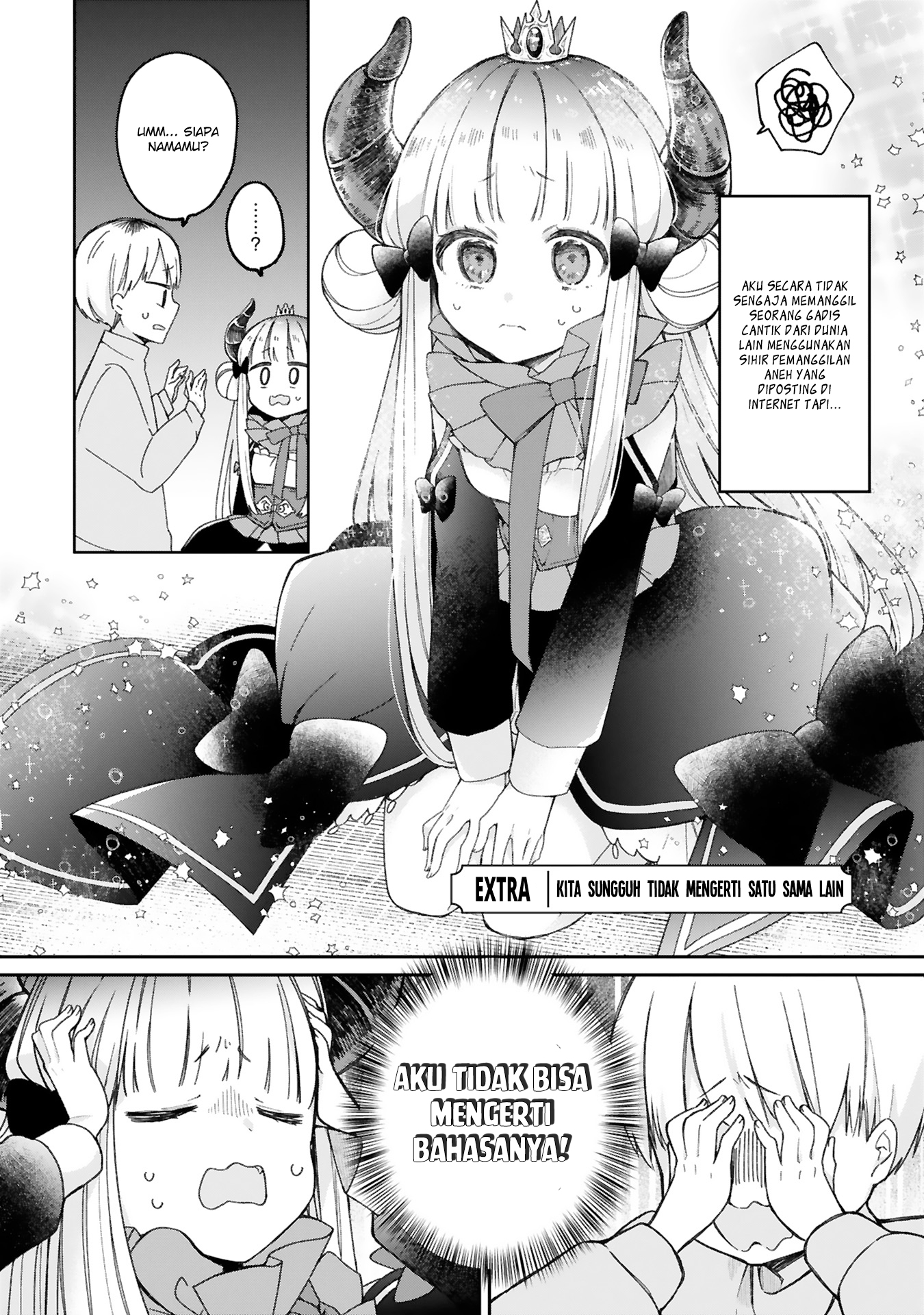 Maou-sama ni Shoukan sareta kedo Kotoba ga Tsuujinai. Chapter 8.5 - halaman 2