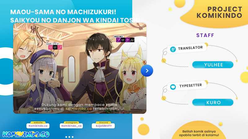 Maou-sama no Machizukuri! ~Saikyou no Danjon wa Kindai Toshi~ Chapter 38 - halaman 1