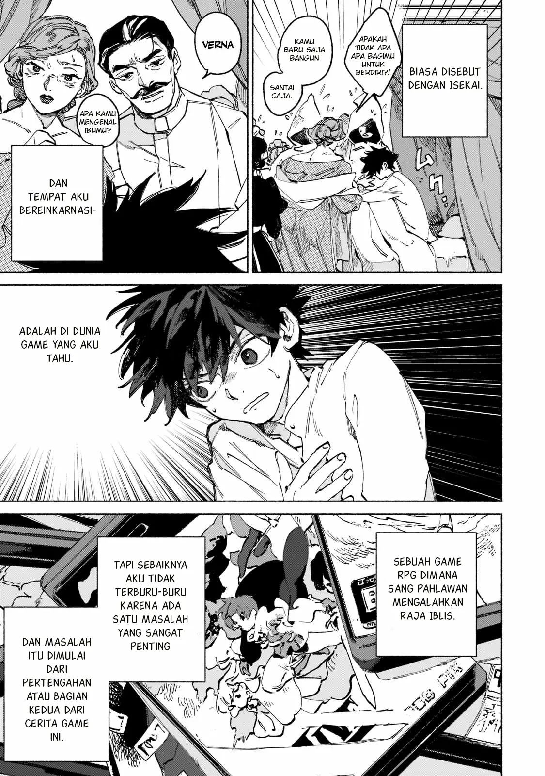 Maou to Yuusha no Tatakai no Ura de Chapter 1 - halaman 14