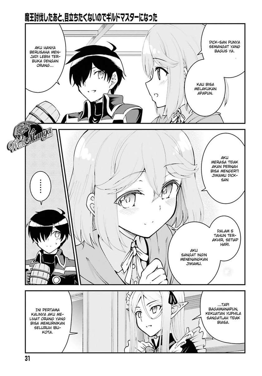 Maou Toubatsu shita Ato, Medachitakunai node Guild Master ni Natta Chapter 11 - halaman 26