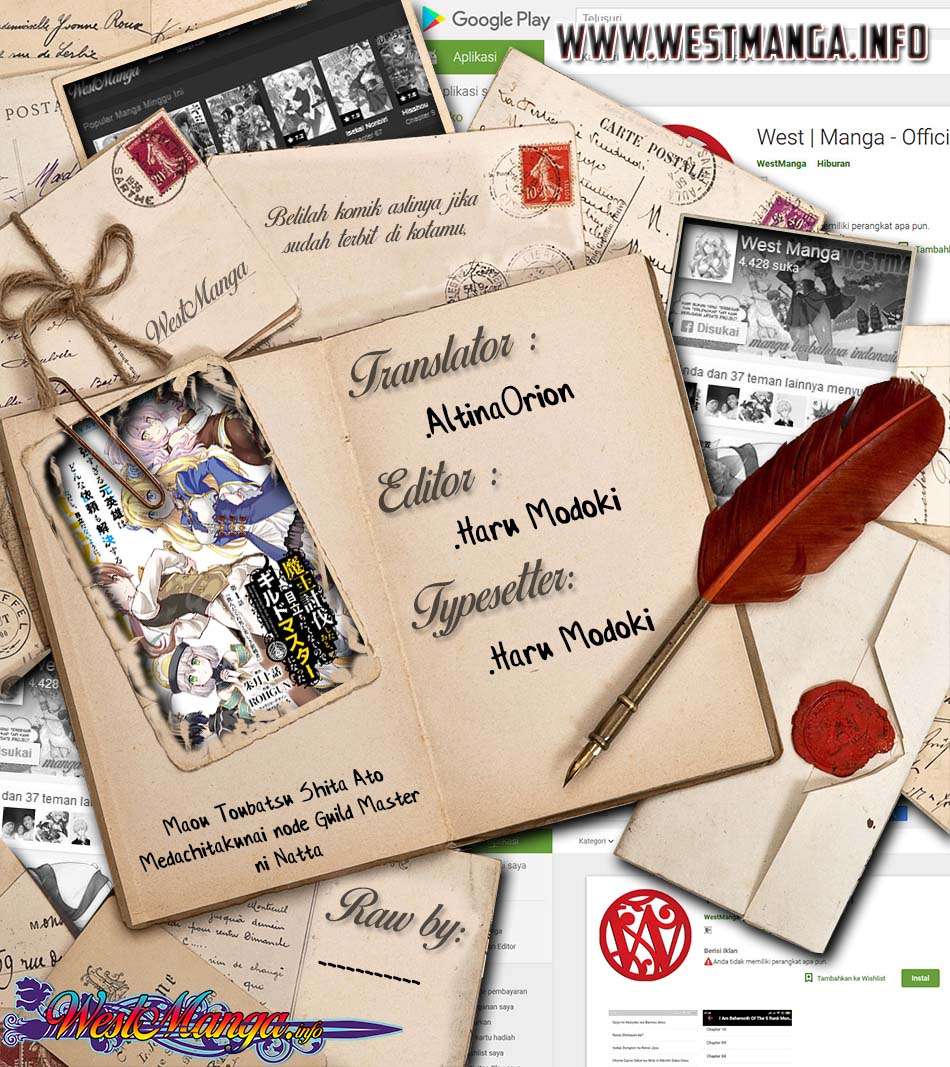 Maou Toubatsu shita Ato, Medachitakunai node Guild Master ni Natta Chapter 3.1 - halaman 3