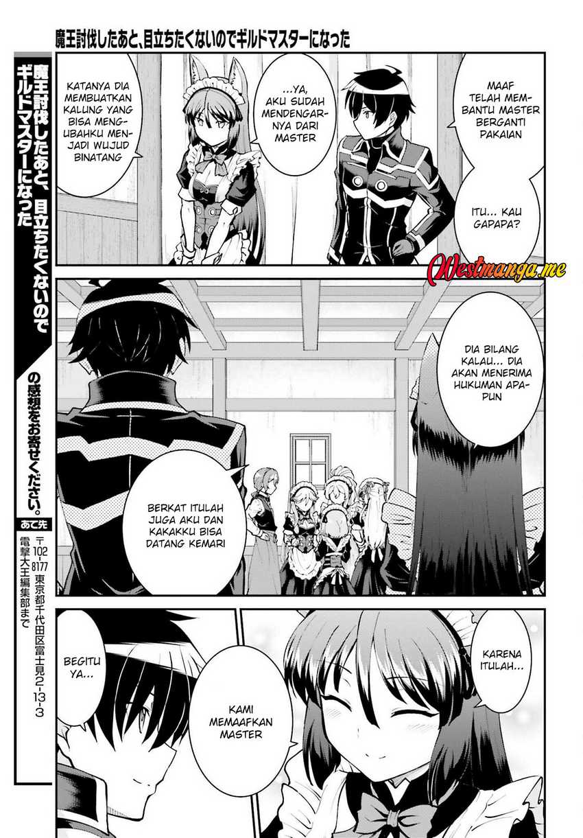 Maou Toubatsu shita Ato, Medachitakunai node Guild Master ni Natta Chapter 34 - halaman 28