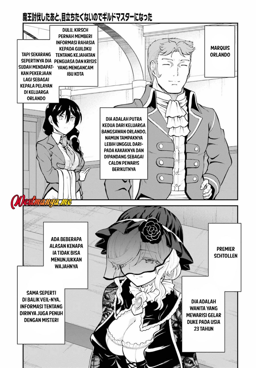 Maou Toubatsu shita Ato, Medachitakunai node Guild Master ni Natta Chapter 36 - halaman 26