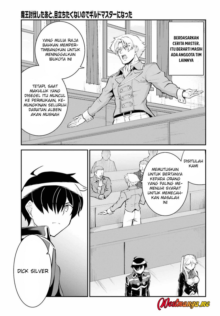 Maou Toubatsu shita Ato, Medachitakunai node Guild Master ni Natta Chapter 36 - halaman 30