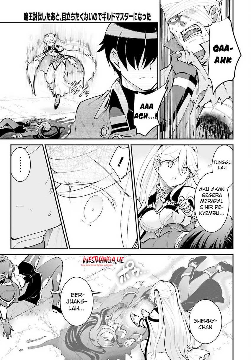 Maou Toubatsu shita Ato, Medachitakunai node Guild Master ni Natta Chapter 43 - halaman 9
