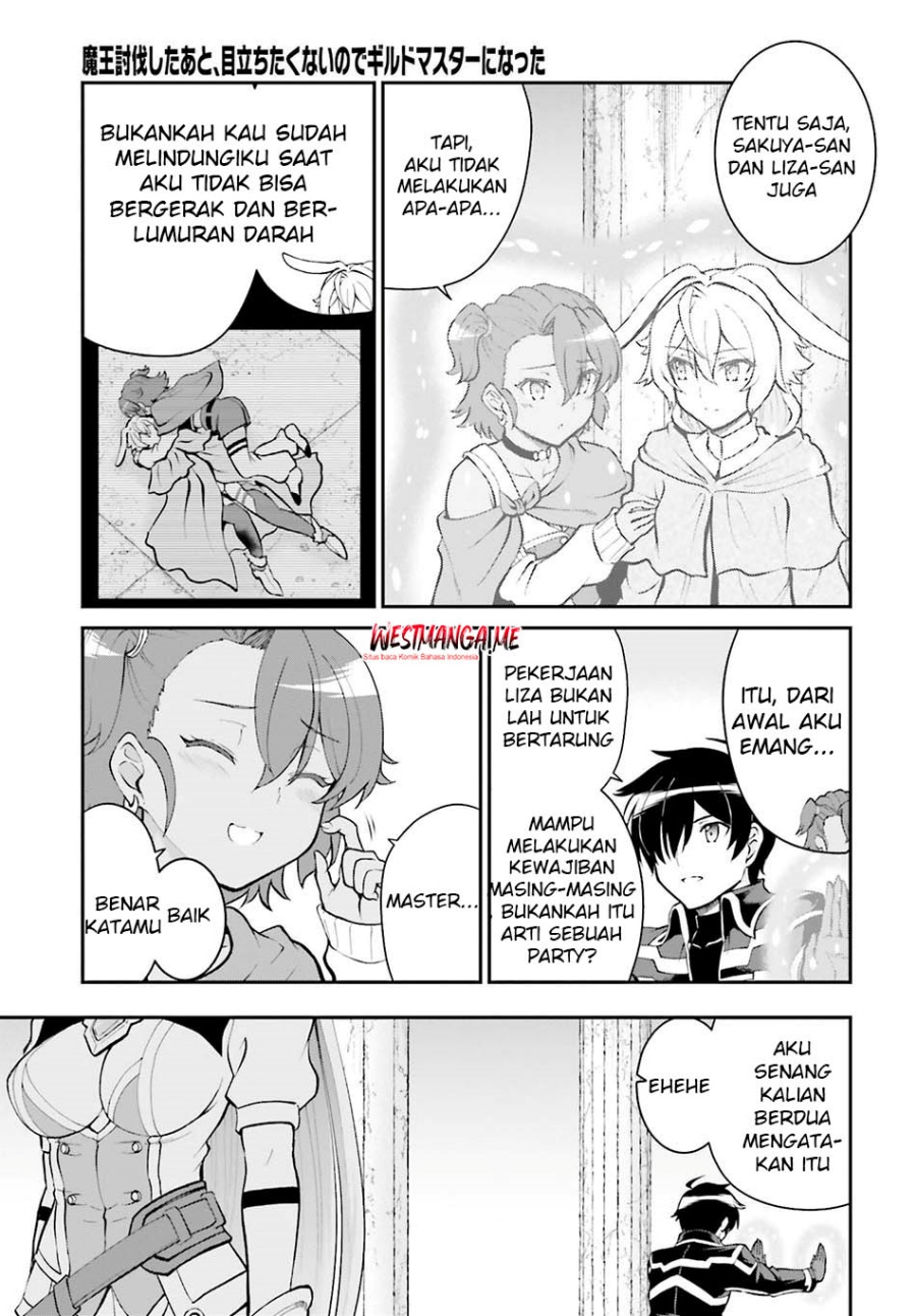 Maou Toubatsu shita Ato, Medachitakunai node Guild Master ni Natta Chapter 44 - halaman 26