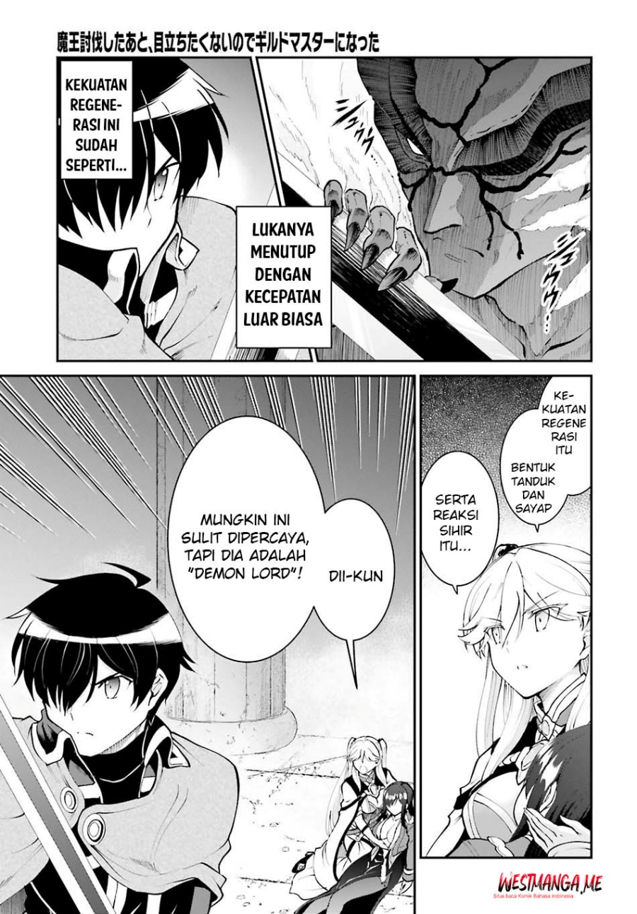 Maou Toubatsu shita Ato, Medachitakunai node Guild Master ni Natta Chapter 44 - halaman 7