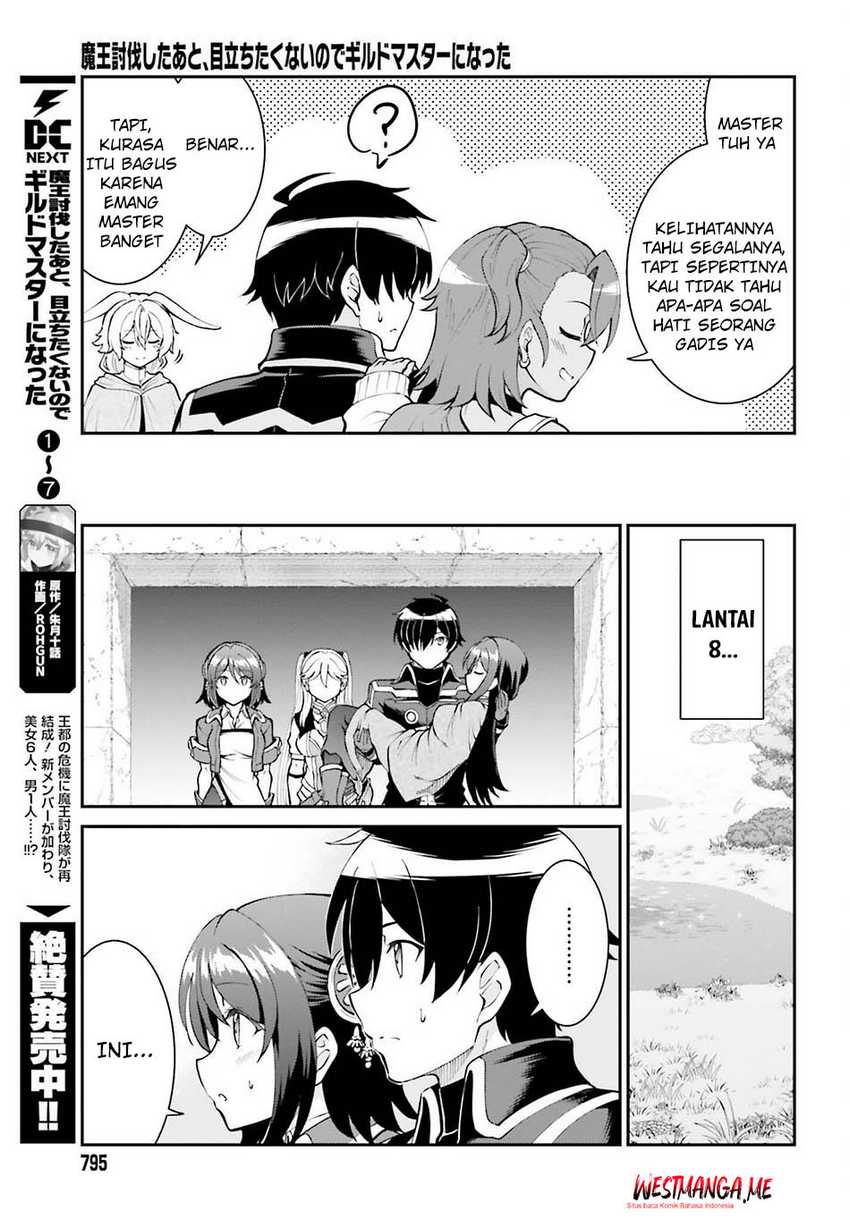 Maou Toubatsu shita Ato, Medachitakunai node Guild Master ni Natta Chapter 45 - halaman 9