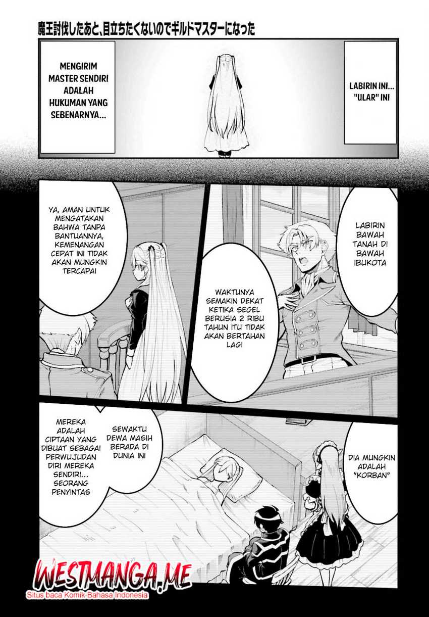 Maou Toubatsu shita Ato, Medachitakunai node Guild Master ni Natta Chapter 47 - halaman 11
