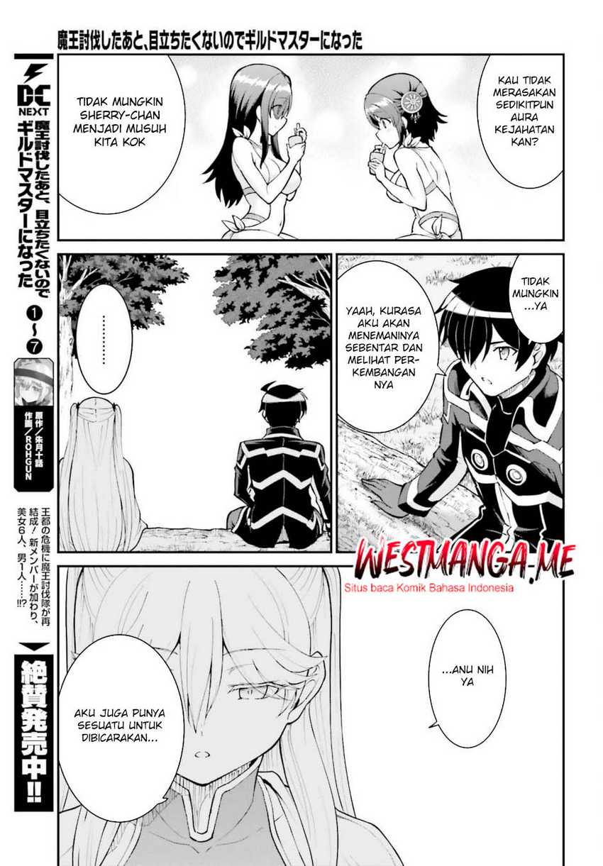 Maou Toubatsu shita Ato, Medachitakunai node Guild Master ni Natta Chapter 47 - halaman 9