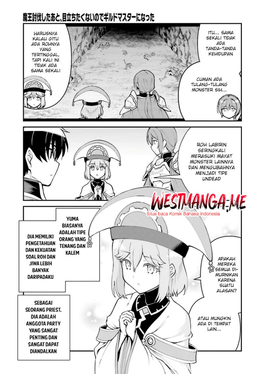 Maou Toubatsu shita Ato, Medachitakunai node Guild Master ni Natta Chapter 48 - halaman 5
