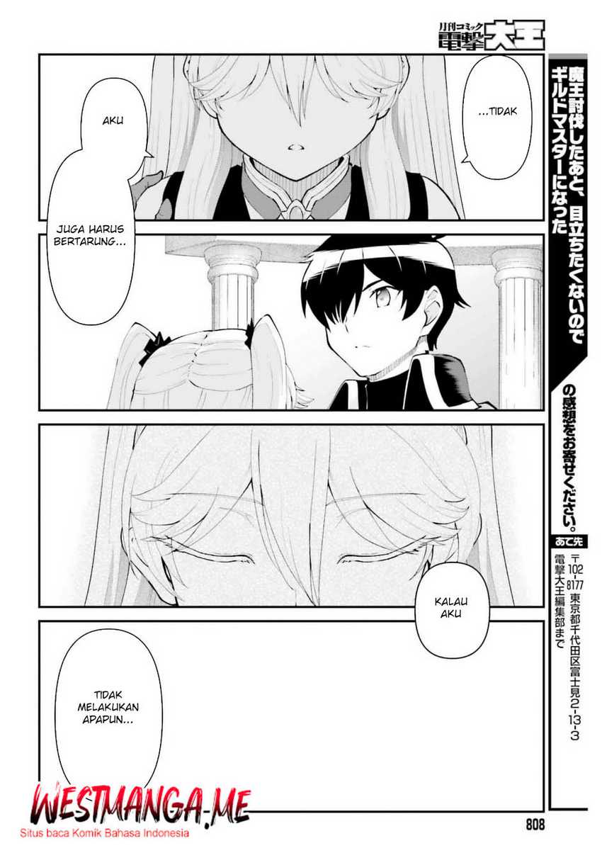Maou Toubatsu shita Ato, Medachitakunai node Guild Master ni Natta Chapter 54 - halaman 33