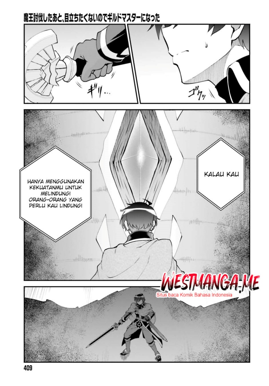 Maou Toubatsu shita Ato, Medachitakunai node Guild Master ni Natta Chapter 56 - halaman 22