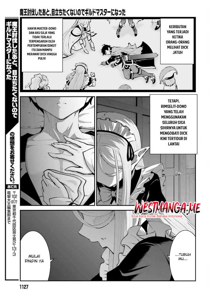 Maou Toubatsu shita Ato, Medachitakunai node Guild Master ni Natta Chapter 58 - halaman 26