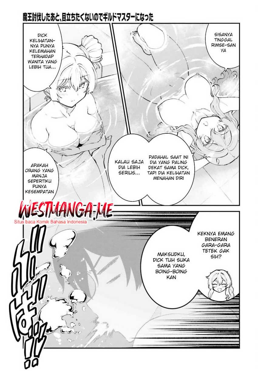 Maou Toubatsu shita Ato, Medachitakunai node Guild Master ni Natta Chapter 60 - halaman 20